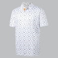 thumbnail image 2 of CONZONE Men's Polo Shirt Short Sleeve Casual Polo Shirts For Men Graphic Collared Cozy Summer Golf Shirts, 2 of 4