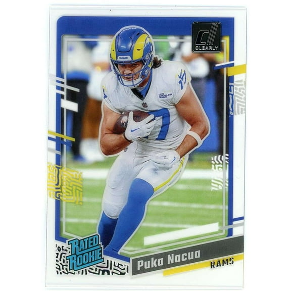 NFL 2023 Panini Clearly Donruss    Puka Nacua #96 (Rated Rookie)