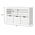 thumbnail image 6 of Your Zone Kids Toy Storage Cabinet with Three Rolling Bins, White Finish, 6 of 8