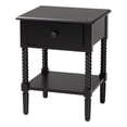 thumbnail image 5 of Baxton Studio Braith Farmhouse Bedroom Set, Queen, Black, 5 of 12