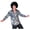 Silver, variant on Halloween Express Men's 70's Saturday Night Fever Disco Shirt Costume - Size Medium