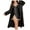 Black, variant on Yuncity Womens Nightgown Pajama Dress Set Plus Size Silk Strappy Tops Pjs Loungewear Soft Xl-5Xl