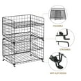 Stackable Can Rack Organizer, 4Tier Can Storage Rack for Kitchen