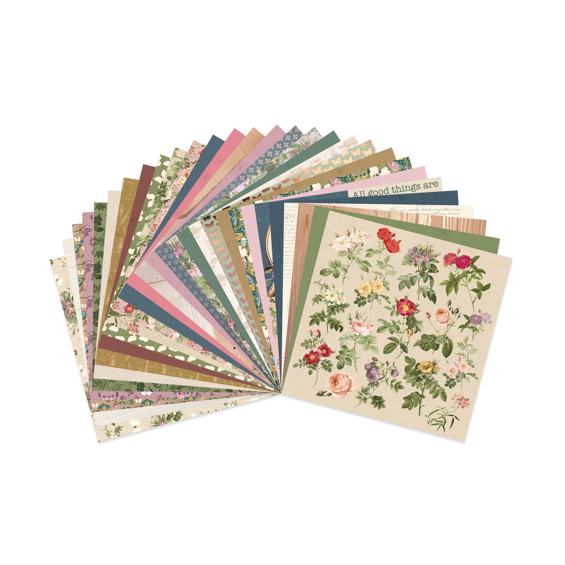 12" x 12" Field Journal Paper Pad by Recollections - Acid and Lignin Free Paper for Scrapbooks - Arts & Crafts - 6 Pack