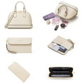 thumbnail image 3 of Women Handbags Set 4pcs Purses for Women Tote Bags Satchel Shoulder Bag Wristlet Bag Clutch Purse for Women, 3 of 8