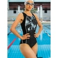 thumbnail image 5 of Charmo One Piece Racerback Training Swimwear for Women Athletic Bathing Suit Swimsuit, 5 of 7