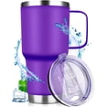 thumbnail image 1 of Termo de Acero Inoxidable Tipo Yeti 30 Oz NS Tech Aislamiento Doble Pared Morado, 1 of 5