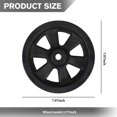thumbnail image 2 of Trailer Jack Caster Wheel, 8 Inch Swirl Stand Wheel with Bolt Nut, Towed Vehicle Replacement Parts Accessories, Universal for RV Camper Motorcycle - 8", 2 of 6
