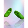 thumbnail image 2 of Doll Shoes Green Flat Sneakers, 2 of 2
