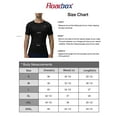 thumbnail image 4 of Roadbox Short Sleeve Compression Shirt for Men - Baselayer Shirts Quick-Drying Athletic Workout Fitness Tops 2 Pack, 4 of 5
