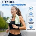 thumbnail image 5 of disposable cooling towels,Cooling Face Body Wipes -20 Wipes Individually Wrapped No-Rinse Cooling Towels, Extra-Thick Oversized Body Cleansing Wipes for Sports, Travel, Camping in Hot Weather, 5 of 9