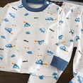 thumbnail image 4 of masbird Boys Girls Pajamas Little Toddler Long Sleeves and Pants Pajamas 2-Piece Pjs Set Kids Sleepwear 6-12 Months 12-24 Months 2t 3t 4t 5t 6t 7t 8t 9t(Blue,12-18 M), 4 of 4