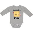 thumbnail image 3 of Inktastic Waffle Pun Im Waffle-y Cute Girls Long Sleeve Baby Bodysuit, 3 of 5