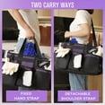 thumbnail image 6 of SUMMIT Wearable Cleaning Caddy, Cleaning Caddy Supplies Organizer with Handle & Shoulder Straps for Housekeepers, Under Sink & Car Cleaning Tool Organizers Bag with 4 Foldable Divider (Purple), 6 of 14