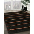 thumbnail image 2 of Ahgly Company Indoor Square Contemporary Bakers Brown Abstract Area Rugs, 4' Square, 2 of 6