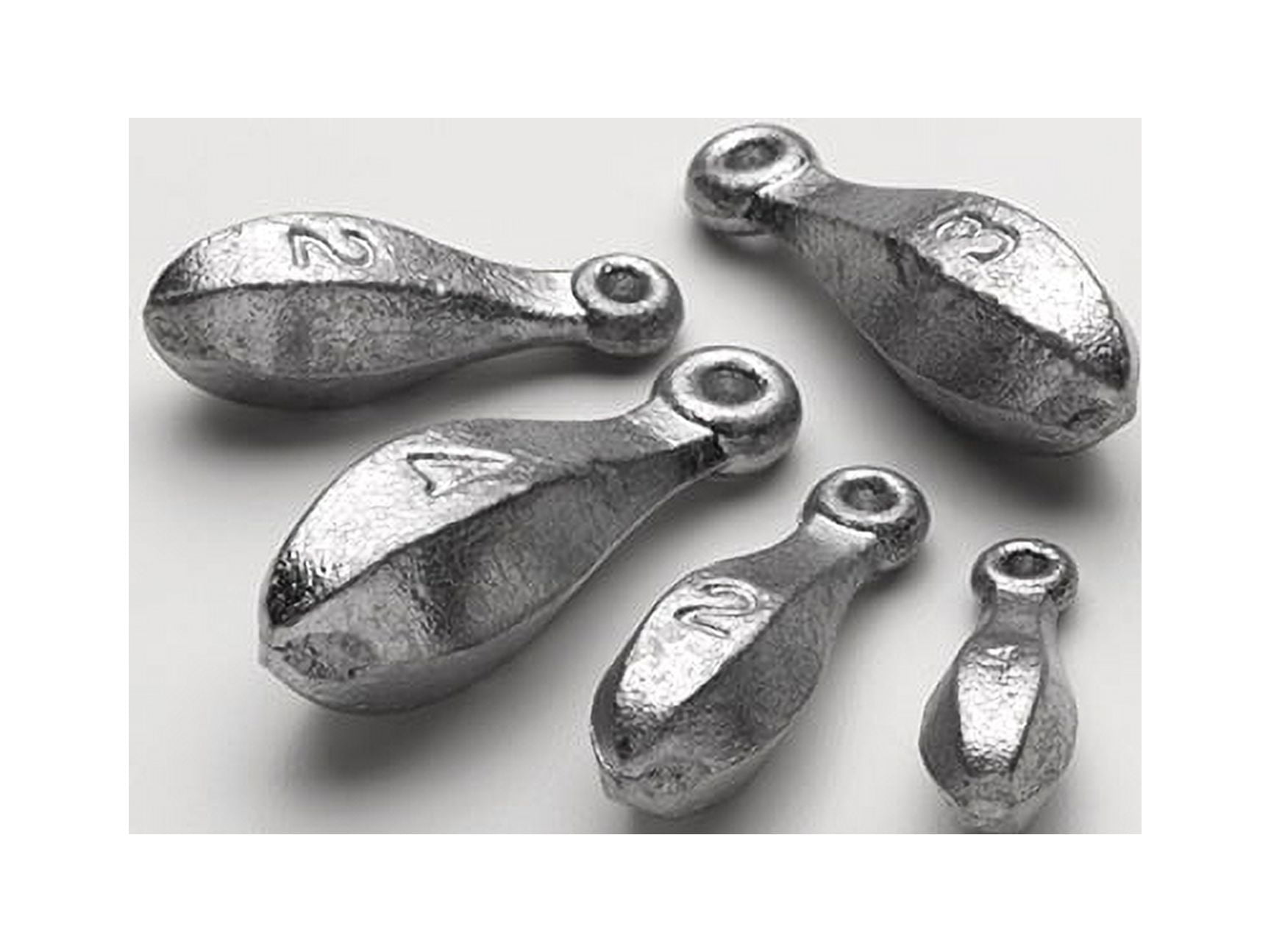 (2 pack) Bullet Weights® CPBL Lead Cat Pack-Bank Sinker, 4 Sizes Fishing Weights