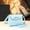 Blue, variant on New Crocodile Pattern Leopard Print Leather Women Handbags Small Square Bag Shoulder Crossbody Genuine Leather Women's Bags