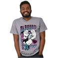 thumbnail image 3 of Popeye Blessed Cool Asian Inspired Men's Graphic T Shirt Tees Brisco Brands X, 3 of 5