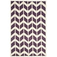 thumbnail image 2 of SAFAVIEH Chatham Easton Geometric Wool Area Rug, Purple/Ivory, 6' x 9', 2 of 8