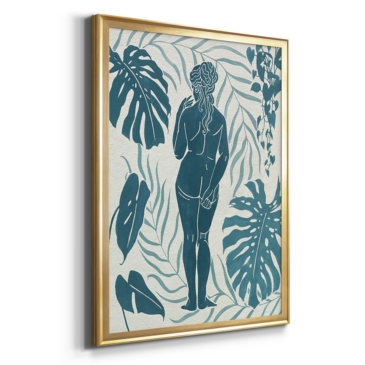 Moon Gazer III Premium Framed Print, in Gold, Black, or Silver - Ready to Hang
