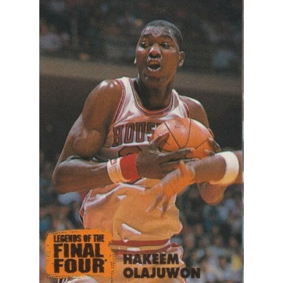 Hakeem Olajuwon Houston Cougars 1996 Classic Legends of the Final Four card