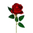 thumbnail image 1 of Set of 2 Velvet Red Rose Artificial Flower, 1 of 1