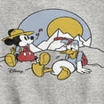 thumbnail image 3 of Disney - Mickey & Friends - Donald Duck & Mickey Take a Rest - Hiking - Toddler And Youth Crewneck Fleece Sweatshirt, 3 of 5