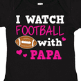 thumbnail image 4 of Inktastic I Watch Football with My Papa Girls Baby Bodysuit, 4 of 5