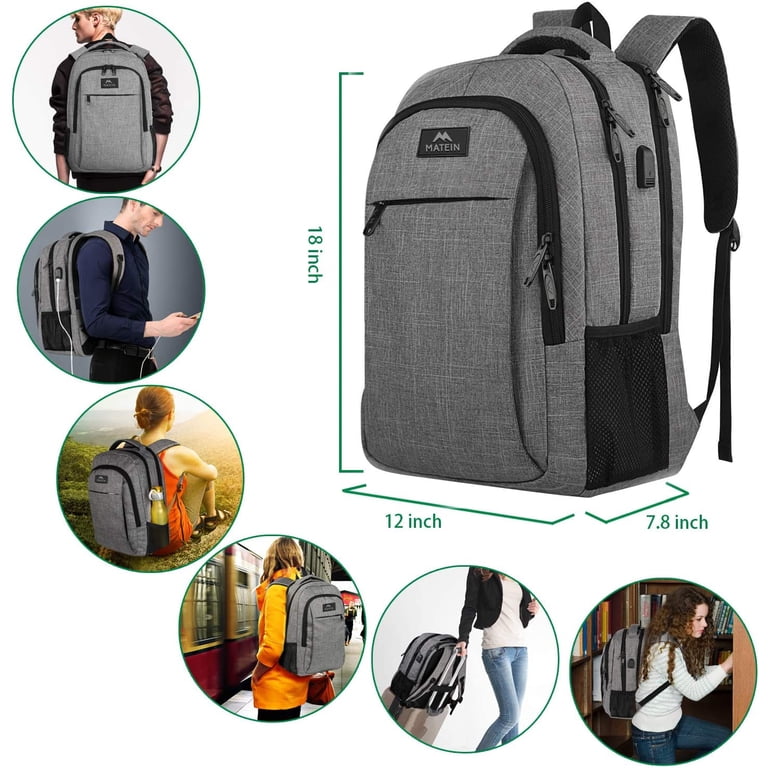 Matein Travel Laptop Backpack, Business Anti Theft Slim  display picture 1