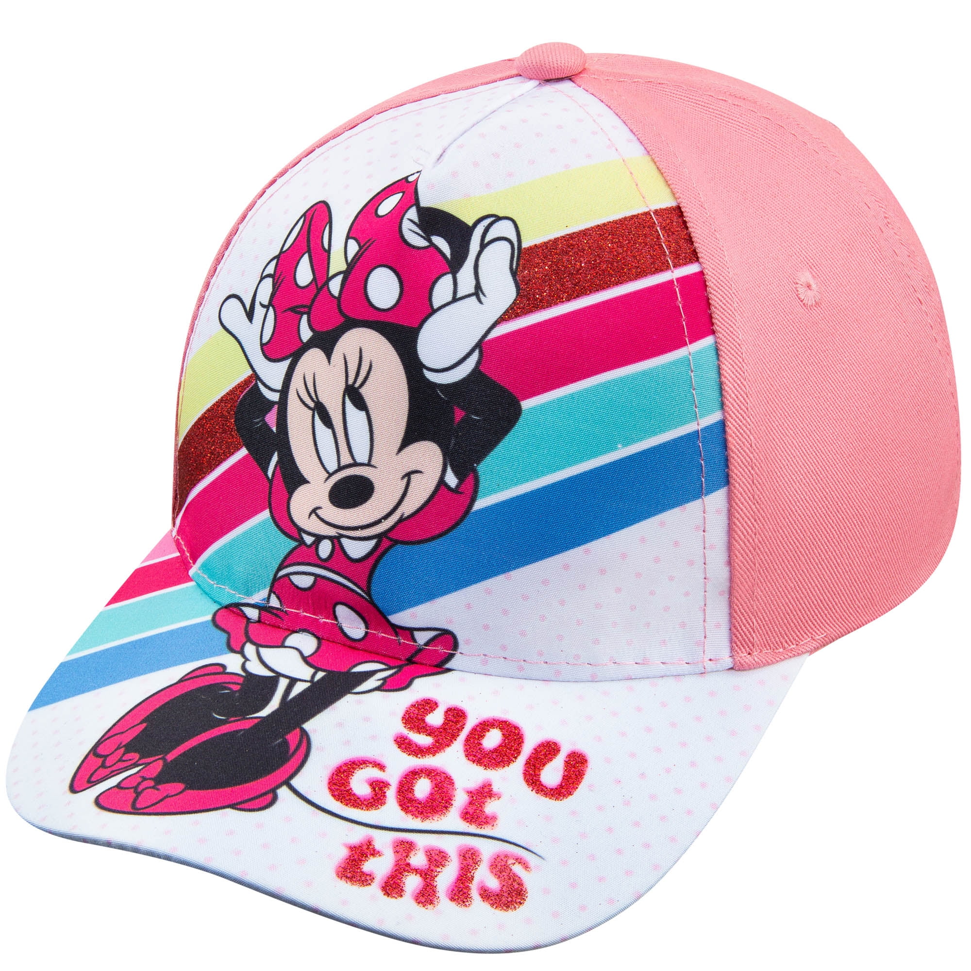 Ages 4-7 Little Girls Disney Minnie Mouse Character Baseball Cap 