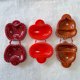 thumbnail image 3 of Inteprter Moldes para mini tartas fáciles de hornear, hechos de plástico ABS seguro, para fiestas, tartas de manzana, mini moldes de manzana. Cocina y Comedor blanco 3 piezas, 3 of 6
