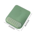thumbnail image 3 of Ouuluon Mouse Pad with Wrist Rest, Ergonomic Comfortable Mouse Pads, 10x8in Green Non-Slip Bottom Mousepad for Office Gaming Laptop Home, 3 of 7