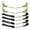 Black, variant on Mega Cargo Control 8 Point Rollback Tie-Down System Chain Ends for Car Hauler Carrier Tow Truck, 2" x 14' Yellow
