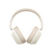 Baseus Over Ear Headphones Bluetooth 5.3 50H Playtime Foldable Wireless Headphone, White