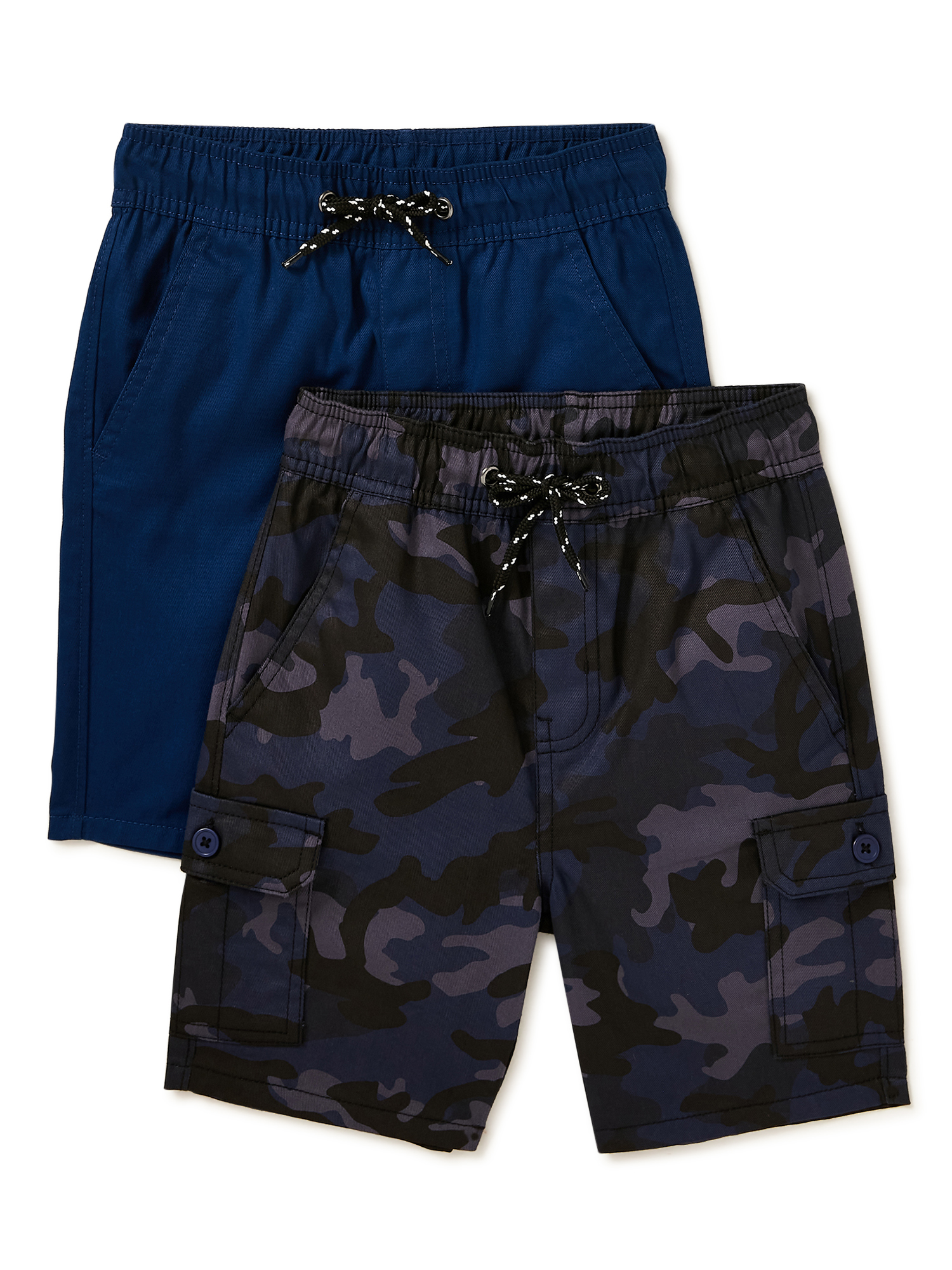 Canyon Club Boys 2Pack Twill Cargo Jogger Short, Sizes 412