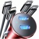 thumbnail image 1 of HAYAN 90W USB C Car Charger Fast Charging, Dual Fast Charging Port PD 45W Cigarette Lighter Adapter, for 17 Super Fast Car Charger USB C with 2 Cables for iPhone 16 15 14 13 12 Pro Max, 1 of 1