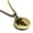 Gold, variant on Stainless Steel Spartan Warrior Champion Round Medallion Pendant Necklace