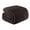 Coffee Brown, variant on Whale Flotilla Fuzzy Fleece Queen Size Blanket for Bed, Soft Fluffy Jacquard Waffle Blankets for All Season, Lightweight and Warm, 90x90 Inch, Ivory