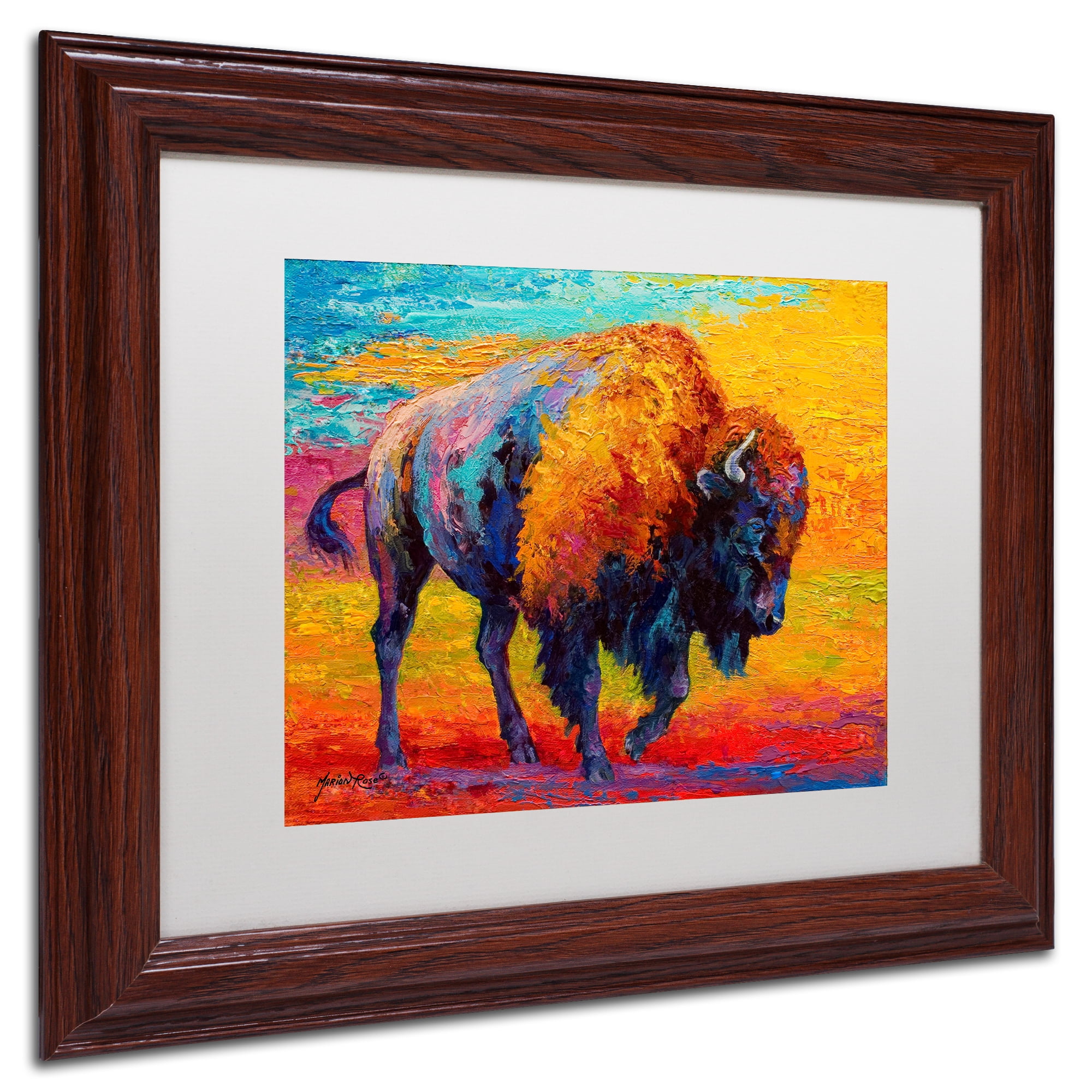 Marion Rose 'Spirit of the Prairie' Matted Framed Art