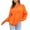 Orange, variant on Fartey Oversized Sweaters for Women 2024 Fall Fashion Long Sleeve Kintted Warm Sweater Loose Casual Solid Color Crew Neck Pullover Sweaters Black S