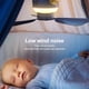 thumbnail image 4 of Injueey Ventilador de techo para colgar con control remoto, enfriador de cama de 4 velocidades con luz nocturna, tienda de campaña desmontable para Electrodomésticos Energía directa azul, 4 of 6