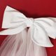thumbnail image 2 of Xiao Hua Lazo para el pelo de novia, velo, lazo, clip, accesorios de decoración para despedida de soltera, regalo para la futura novia, blanco C, 2 of 2