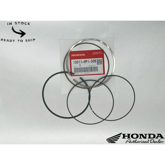 Honda Genuine OEM Piston Ring Set 13011-HP1-306