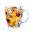 thumbnail image 2 of STP GOODS Sunflowers Glass Mug Set of 4 pcs 11.8 fl oz (350 fl oz) Tea Mugs for Hot Beverages Coffee and Tea Mugs for Latte Cocoa Chocolate Glass Drinkware, 2 of 7