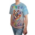 thumbnail image 4 of Peace Love Pride Siamese with Rainbow Sunglasses LGBT LGBTQ+ All Over Print 3D Shirt Unisex Merch Cat Lover Kitten Owner Gifts - 01004, 4 of 6