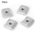 thumbnail image 3 of 30pcs 30 Series T slot Nuts Set Aluminum Profile Threaded T Sliding Nut Block Fasteners(M5 ), 3 of 9