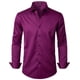 thumbnail image 1 of Camisa de vestir JEMITOP, elástica y sin arrugas, color rojo vino, para hombre, talla S, 1 of 6