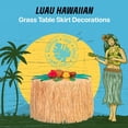 thumbnail image 2 of Falda de mesa de Césped hawaiano Kicko paquete de 2 9 pies x 29 pulgadas Isla hawaiana real, 2 of 9