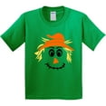 thumbnail image 3 of Inktastic Halloween Scarecrow Male Face Youth T-Shirt, 3 of 5