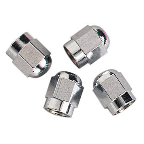 CUSTOM ACCESSORIES 24445 CHROME HEX VALVE STEM CAPS 4PACK Walmart